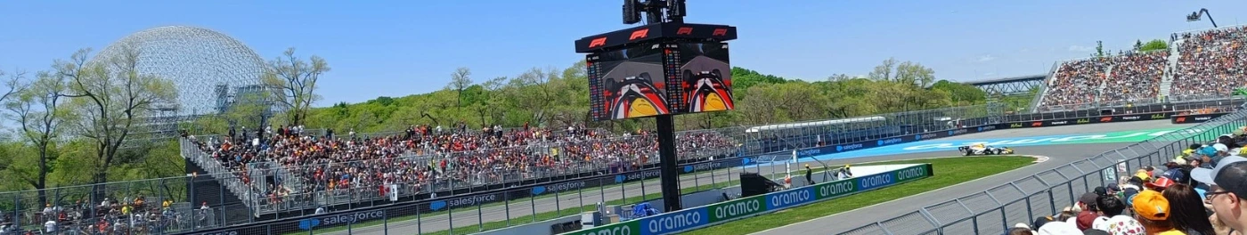 Canada GP in de zon